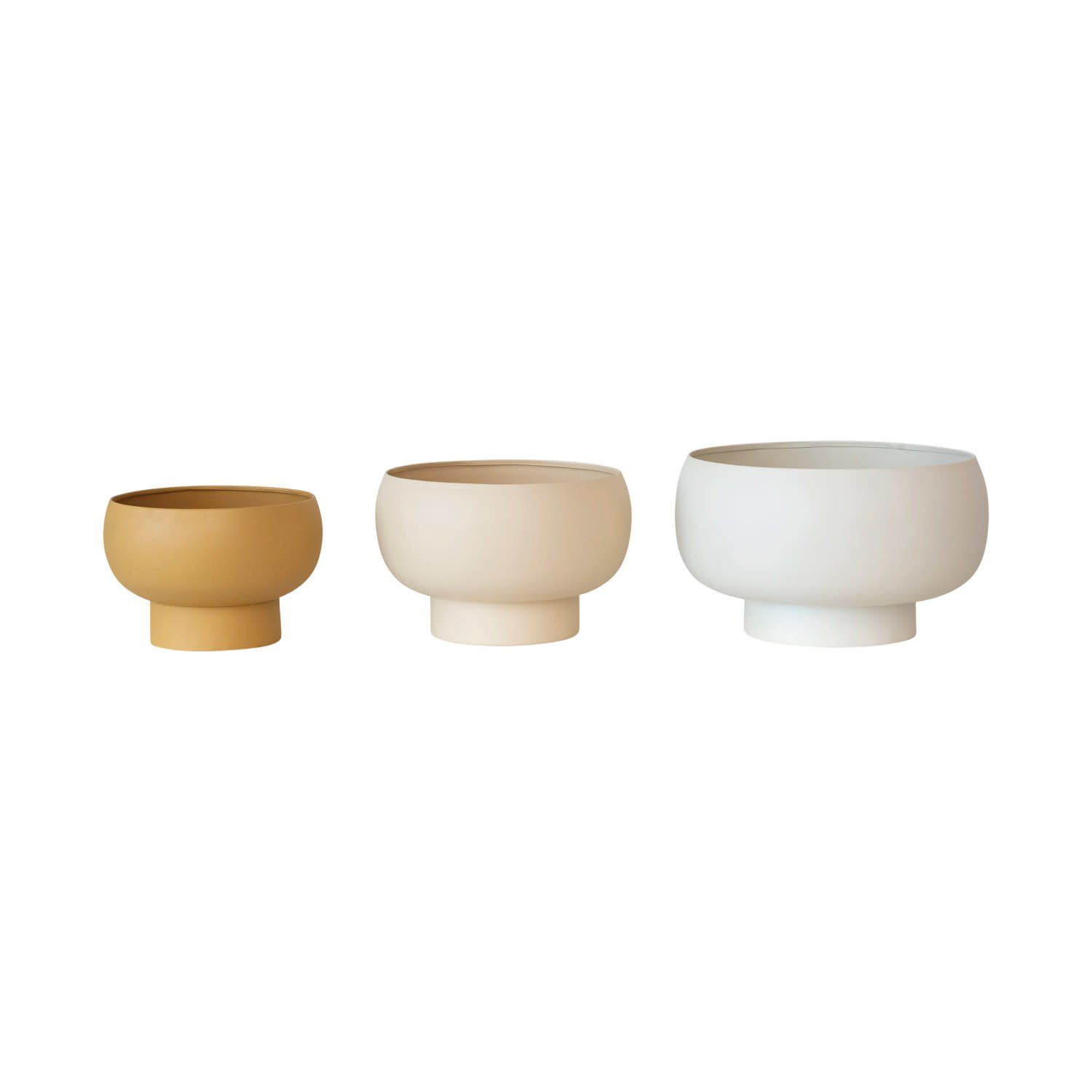 Metal Footed Planters, M  (Holds 10&quot; Pots)