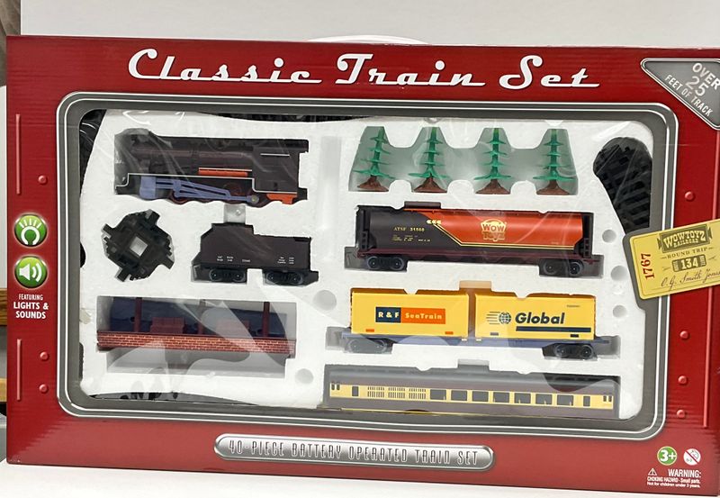 Classic Train Set 40 Pc Steam 001487
