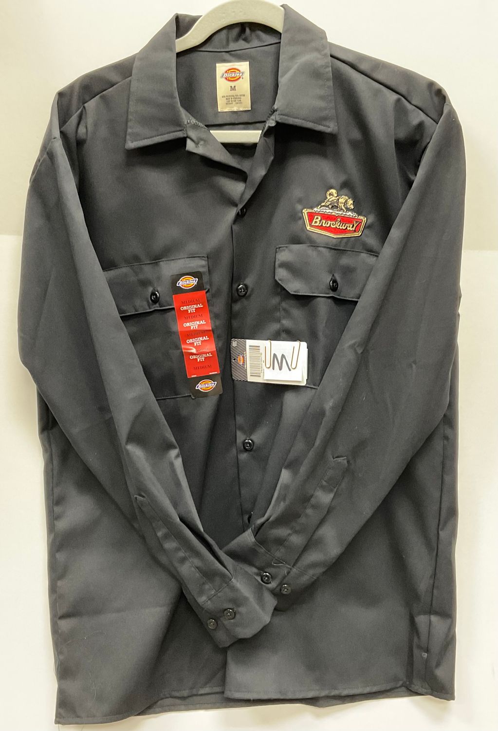 Dickie Trucker Shirt Long Sleeve X Large Black 002099