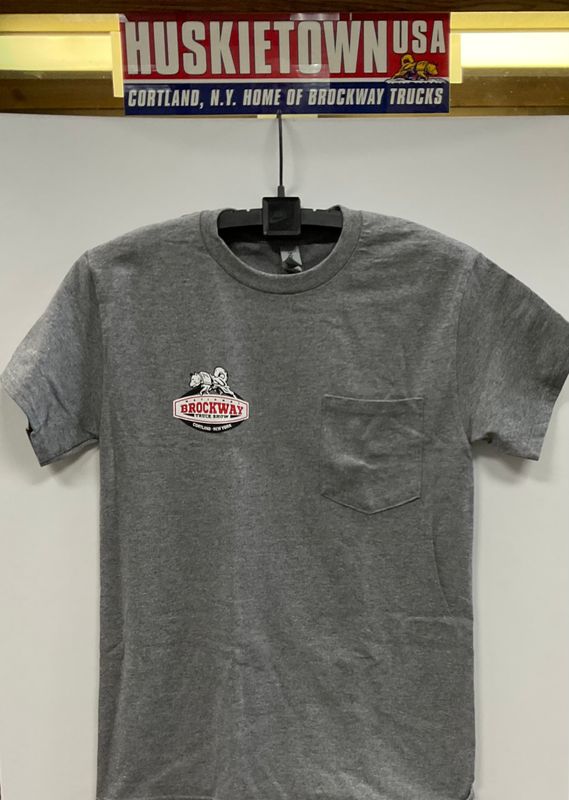 2025 Show Shirt Adult Med W Pocket Charcoal  002184
