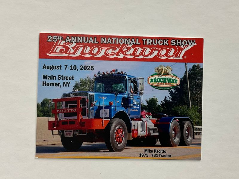 2025 Brockway Dash Plaque 002191