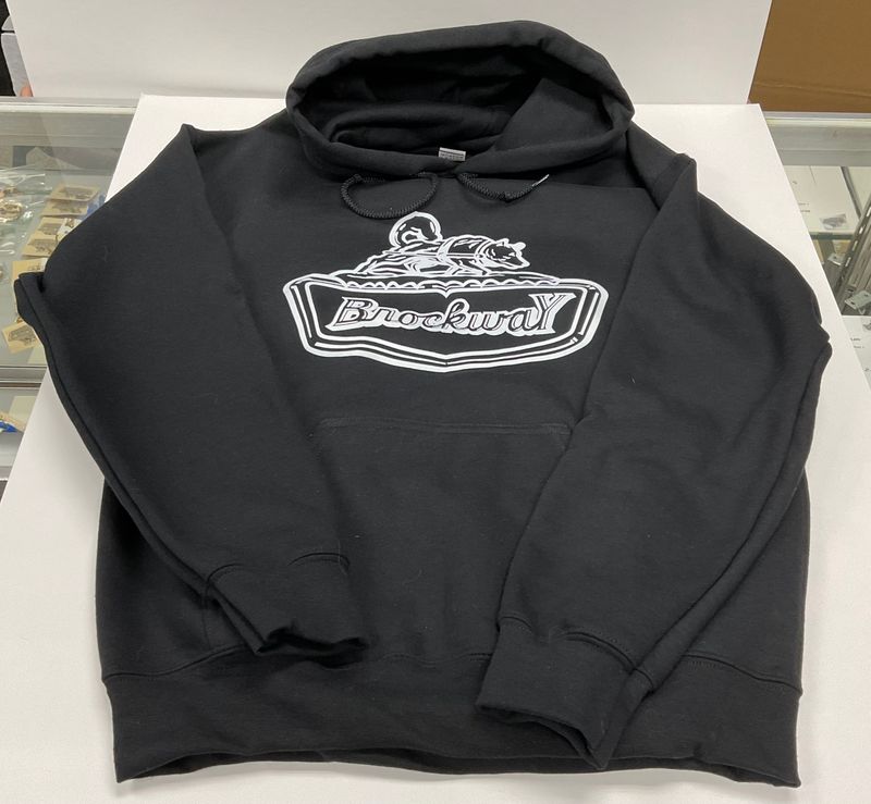 Huskie Large Hoodie Black 001548