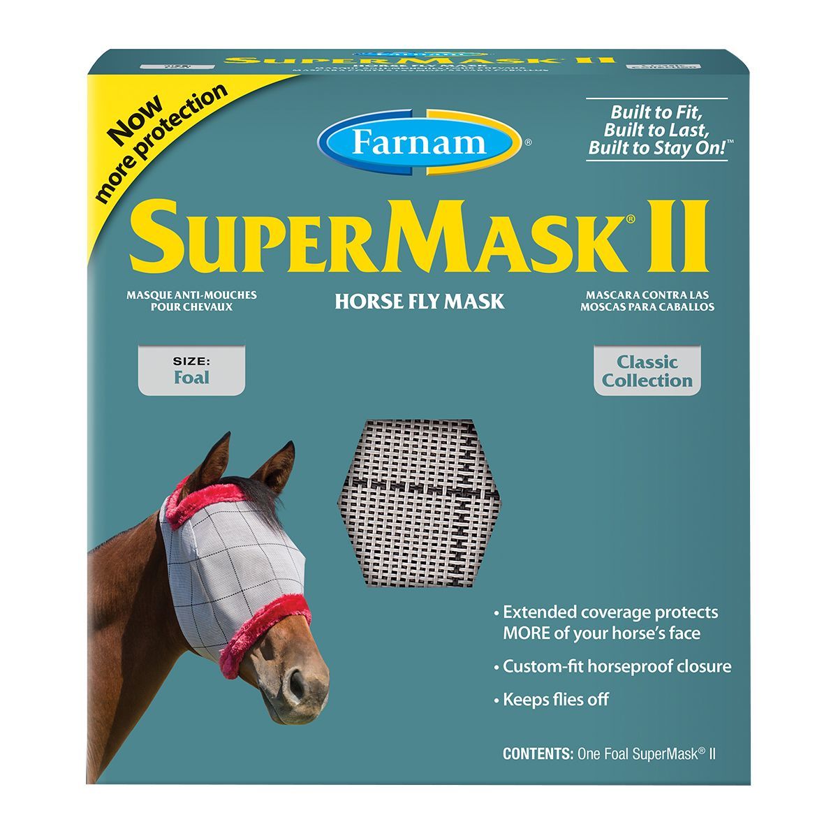 SuperMask II Without Ears - Asst Colors, Size: FOAL