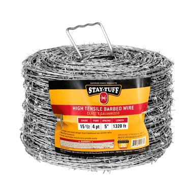 STAY-TUFF 15.5 ga Barbed Wire