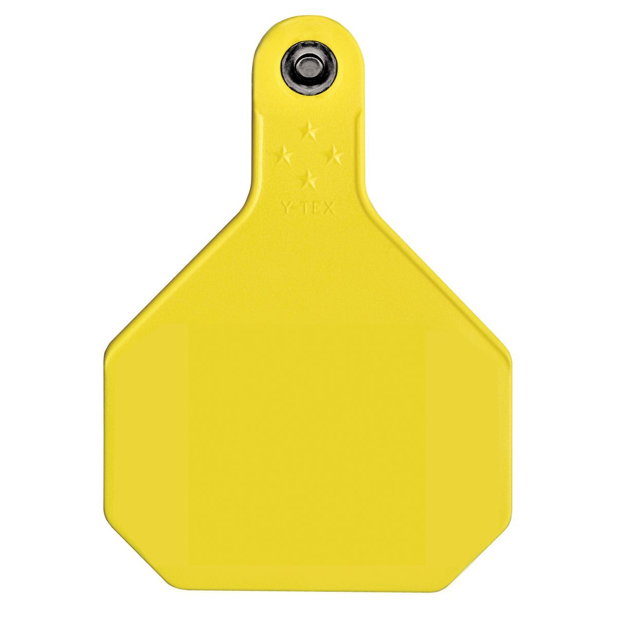 Ear Tag 3* &amp; 4* Blank, Options: YEL BLANK, Size: LRG 4*