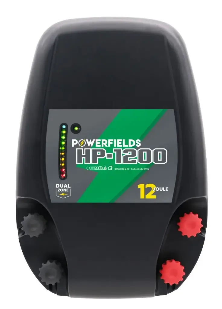 HP-1200 Electric Dual-Zoning Fence Energizer