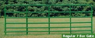 7-Bar Bull Gate- Green