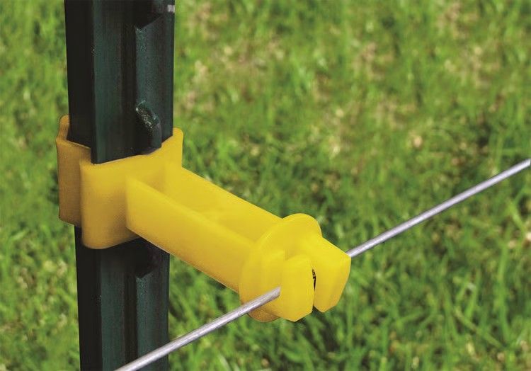 PATRIOT T-POST EXTENDED INSULATOR 25 PK - YELLOW