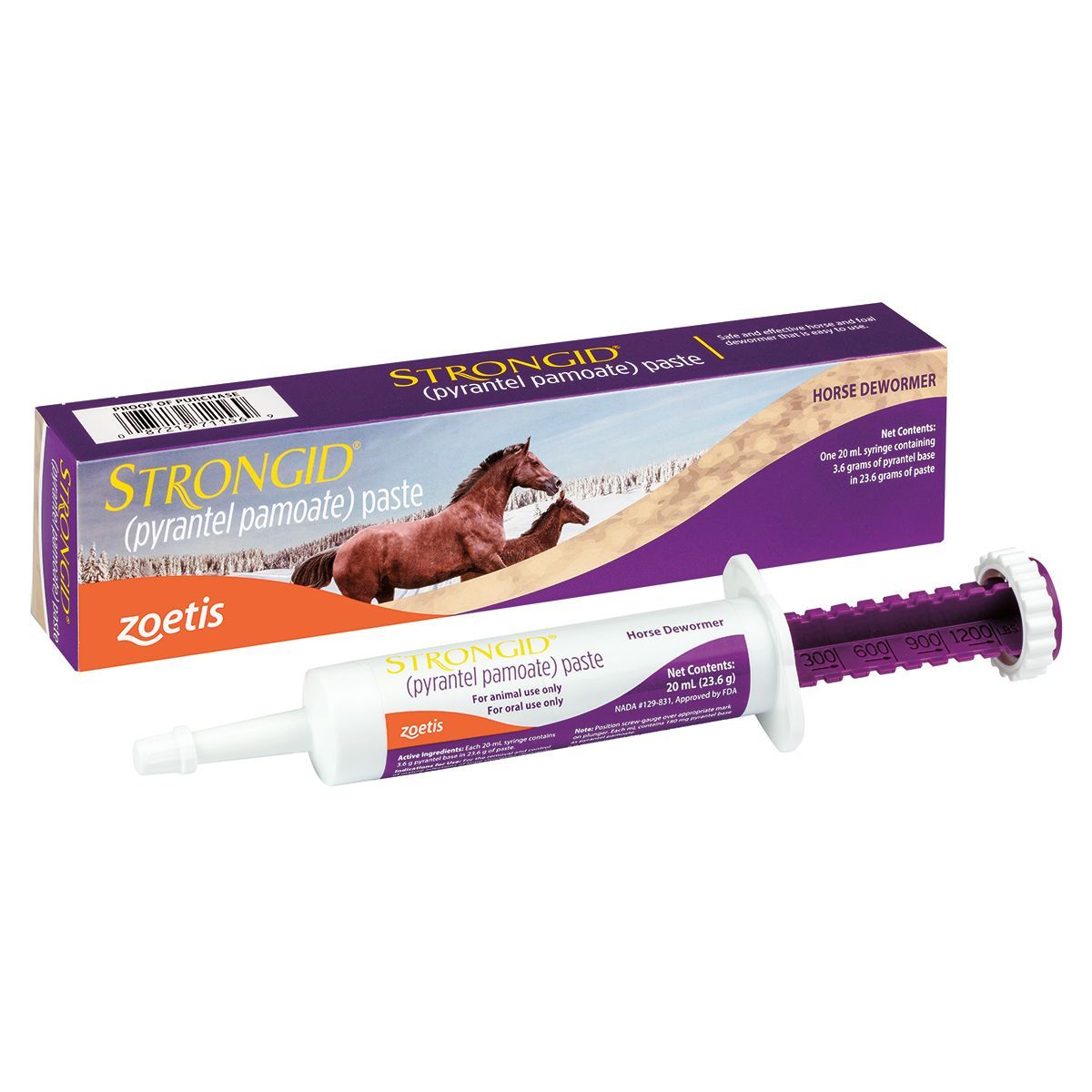 Strongid Pyrantel Paste  Horse Dewormer