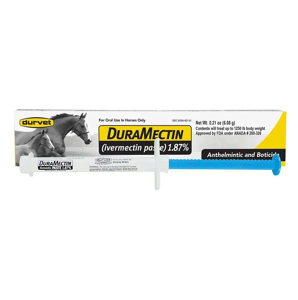 DuraMectin Ivermectin Paste Horse Dewormer