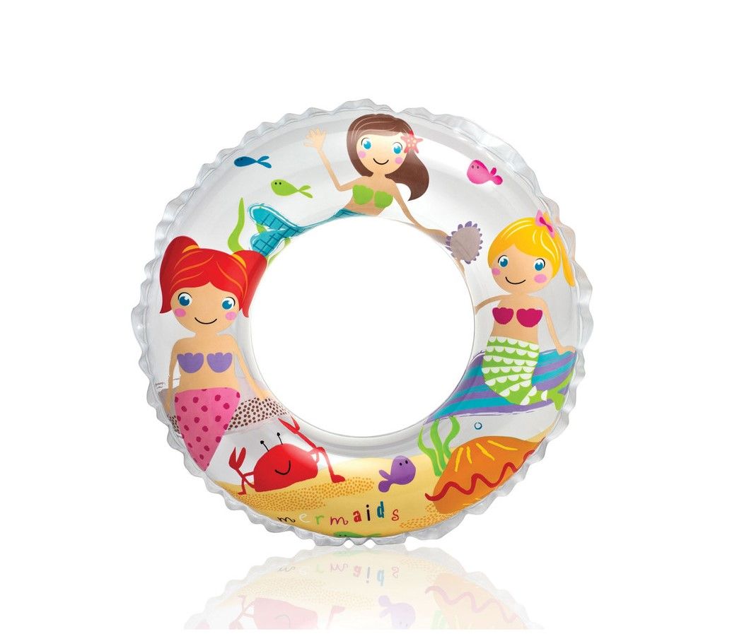 INF SWIM RING 24IN TRANSPARENT