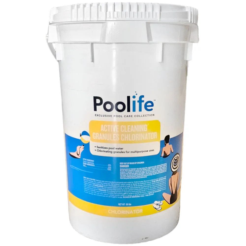 ACTIVE CLEANING GRANULES POOLIFE CAL HYPO 50LB