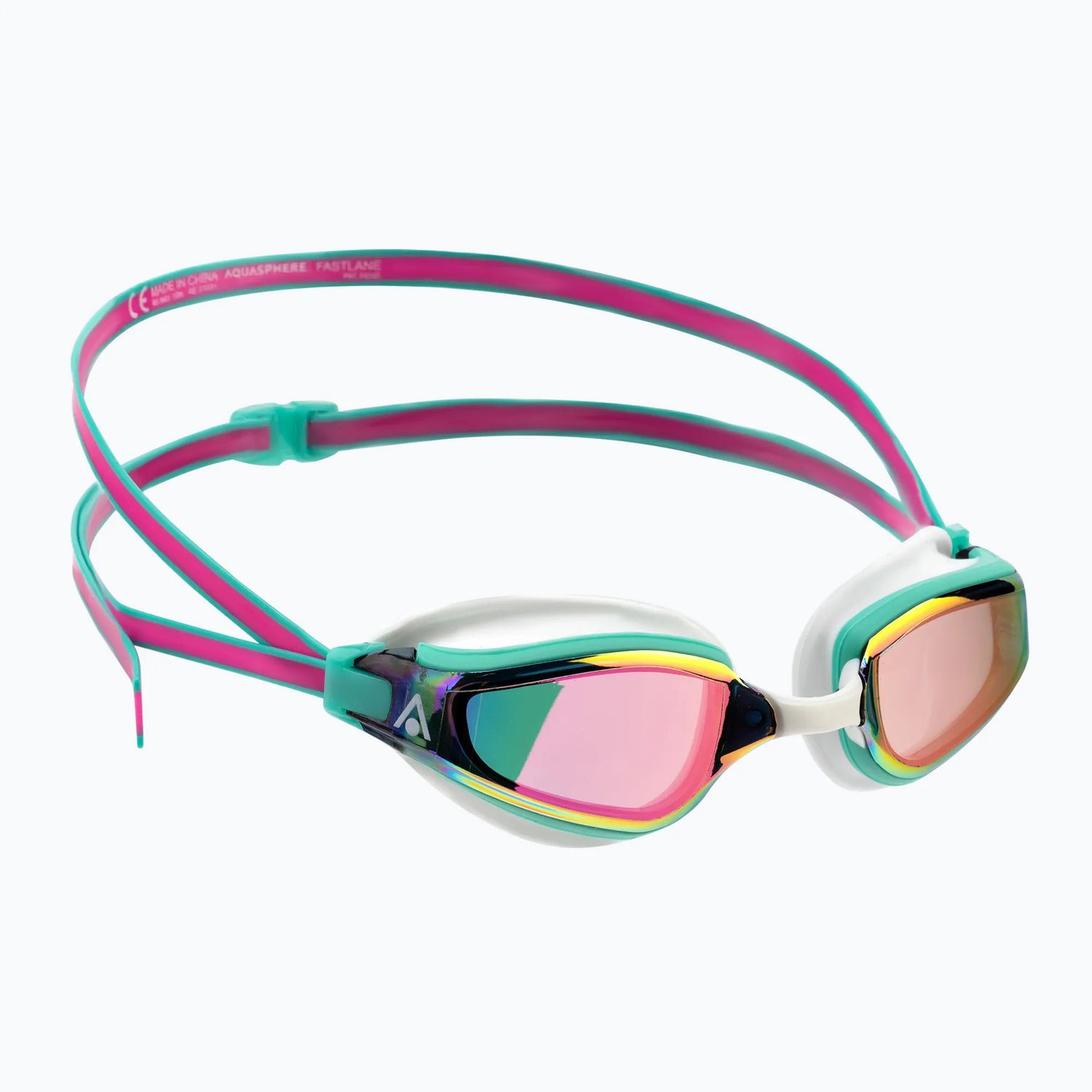 GOGGLE FASTLANE PINK TITAN MIRROR PINK TURQ