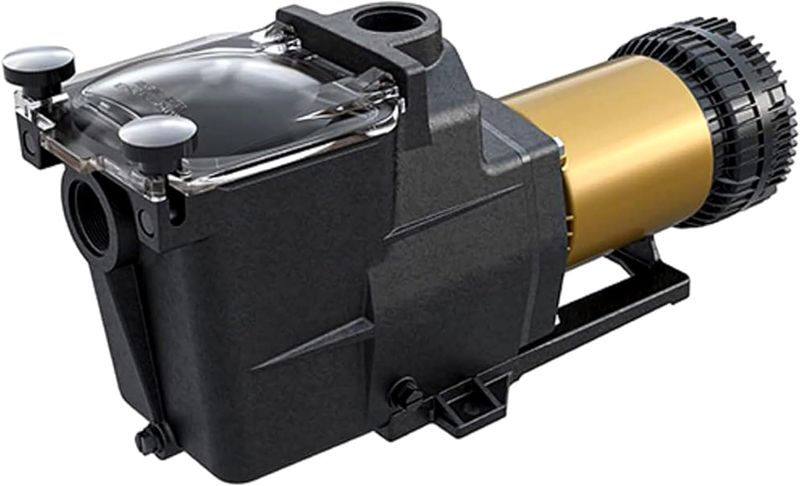 PUMP SUPER 1.65HP SIX-SPEED; 110/220V; 8.3 WEF; NO CORD; 2 INCH FPT INLET AND OUTLET