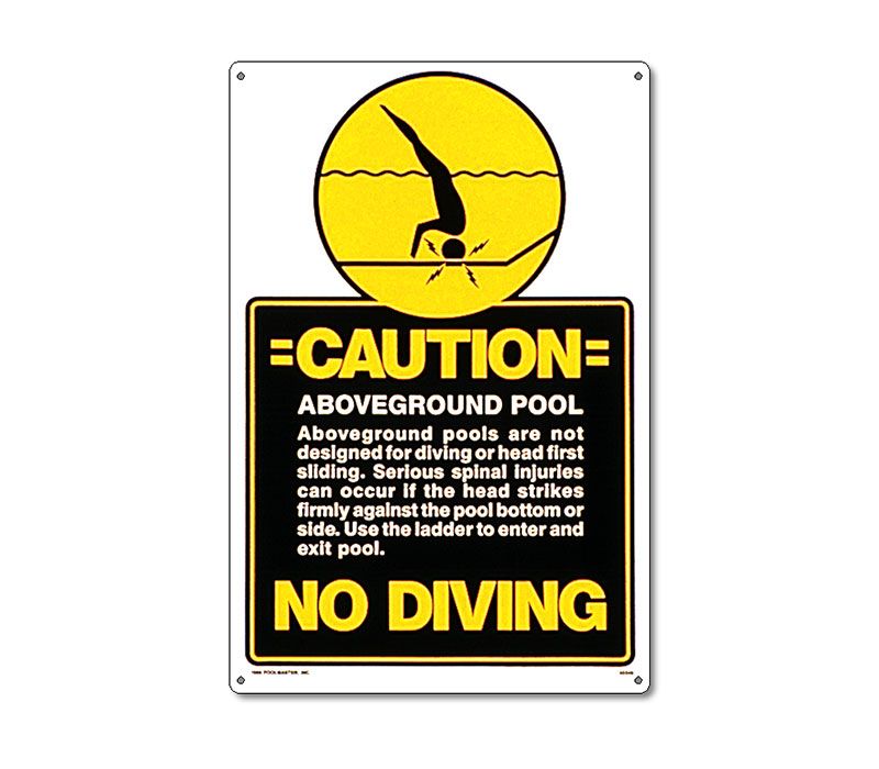 SIGN NO DIVE