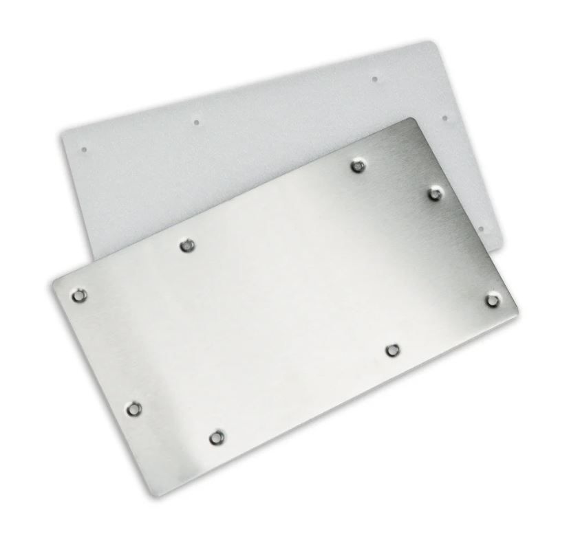 FACE PLATE WIDEMOUTH STAINLESS STEEL
