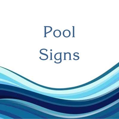 POOL SIGNS