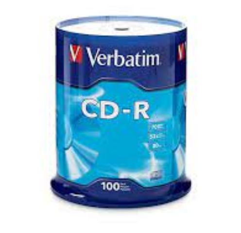 Verbatim CD-R 700MB 52X with Branded Surface 100pk