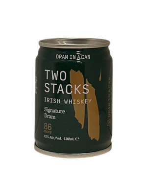 Two Stacks Dram in a Can Irish Whiskey
