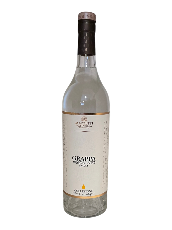 Mazzetti d'Altavilla, Grappa di Moscato (White)