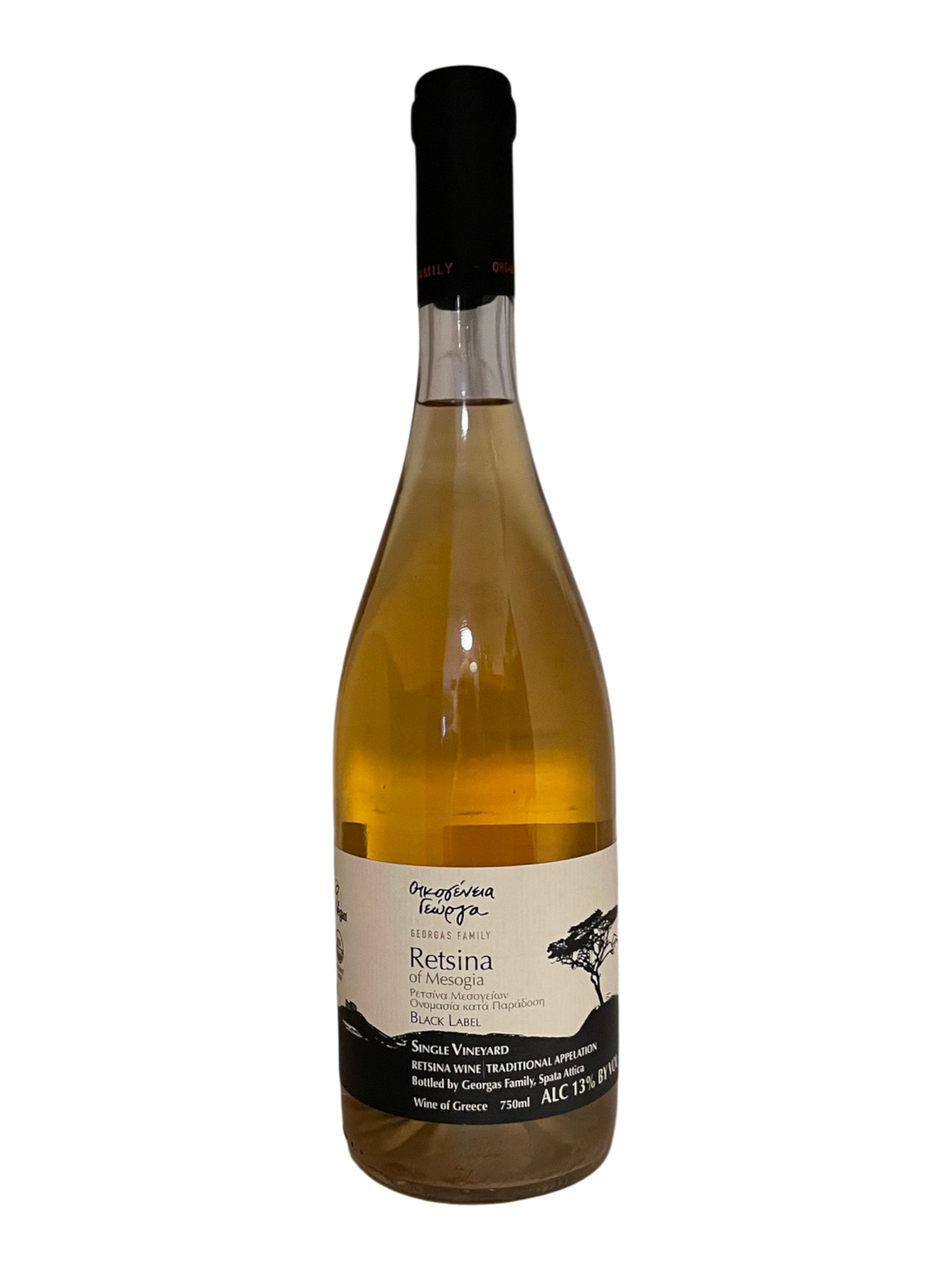 Georgas Family Retsina Black Label