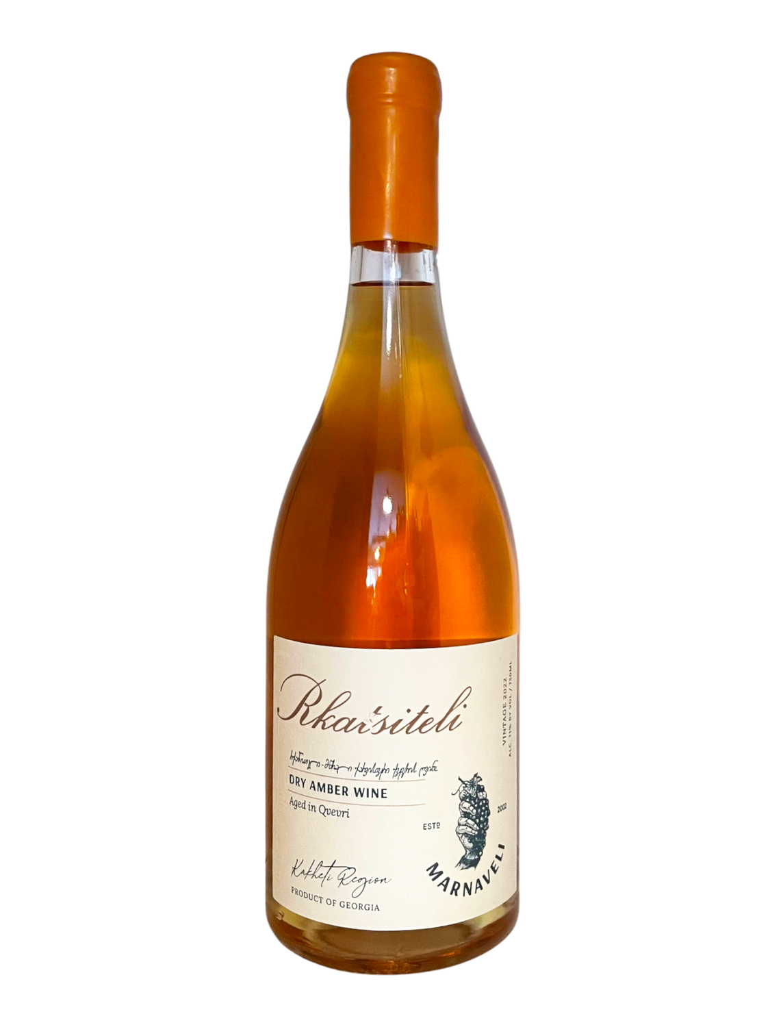 Marnaveli Kakheti Rkatsiteli Qvevri Dry Amber