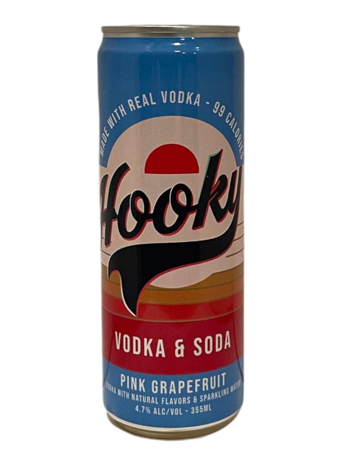 Hooky Vodka Soda Pink Grapefruit 355ml
