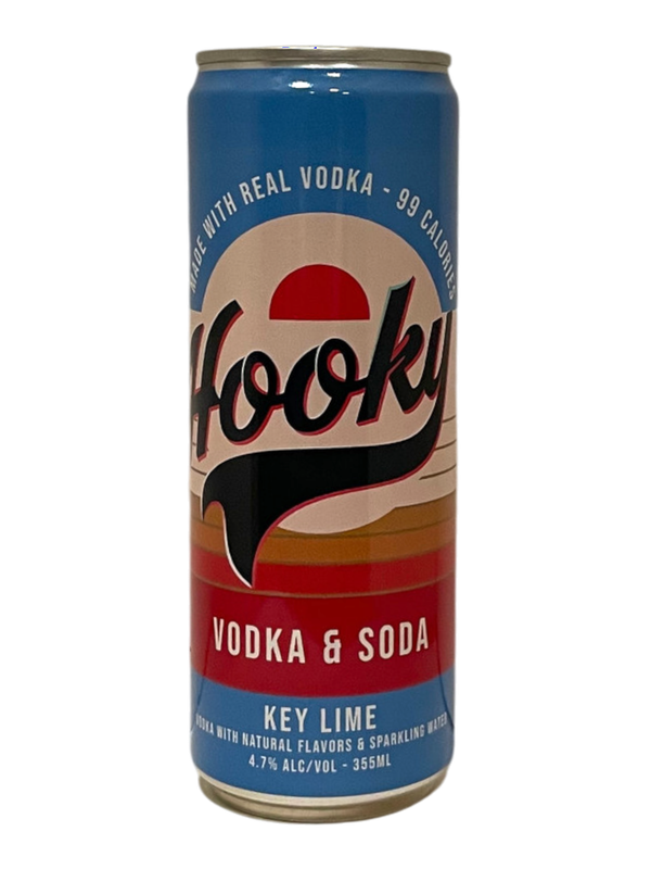 Hooky Vodka Soda Key Lime 355ml