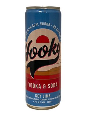 Hooky Vodka Soda Key Lime 355ml