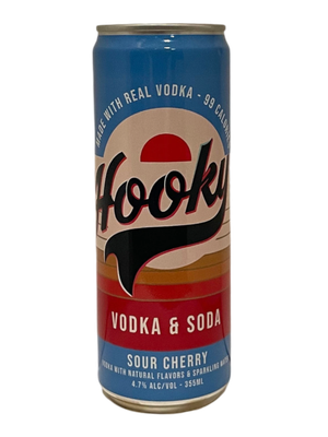 Hooky Vodka Soda Sour Cherry 355ml
