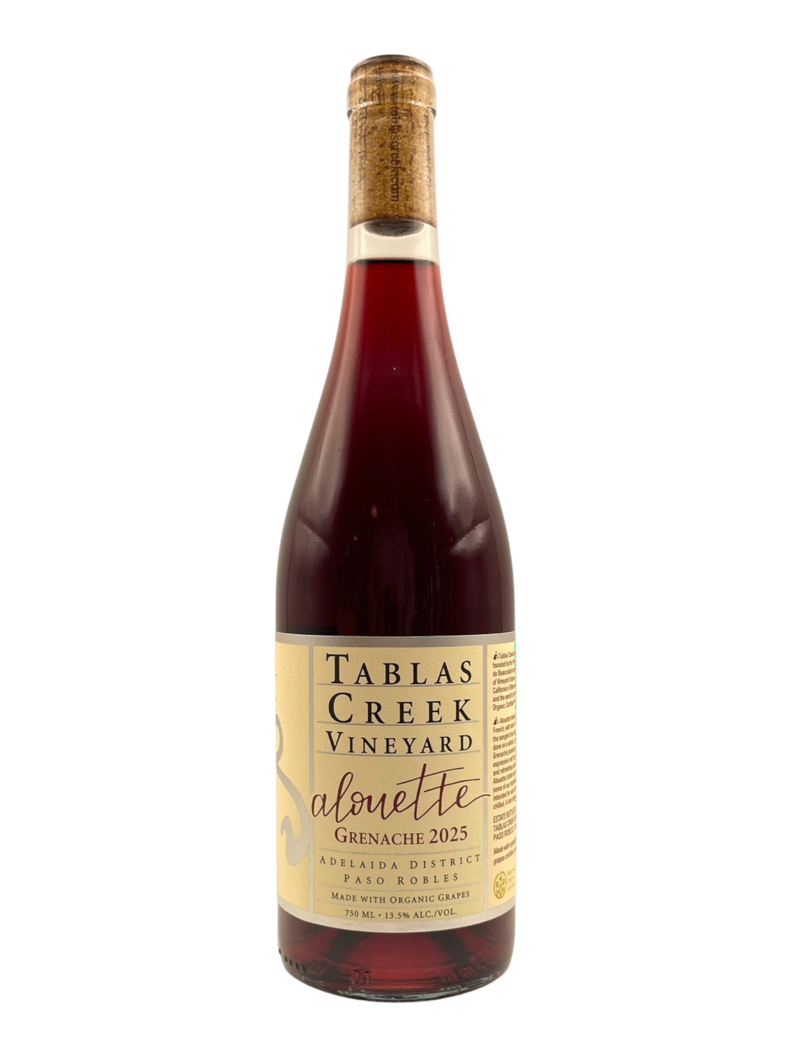 Tablas Creek Vineyard Grenache Alouette Adelaida District