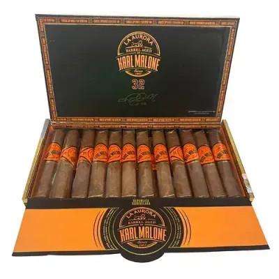 La Aurora Barrel Aged By Karl Malone Robusto Box