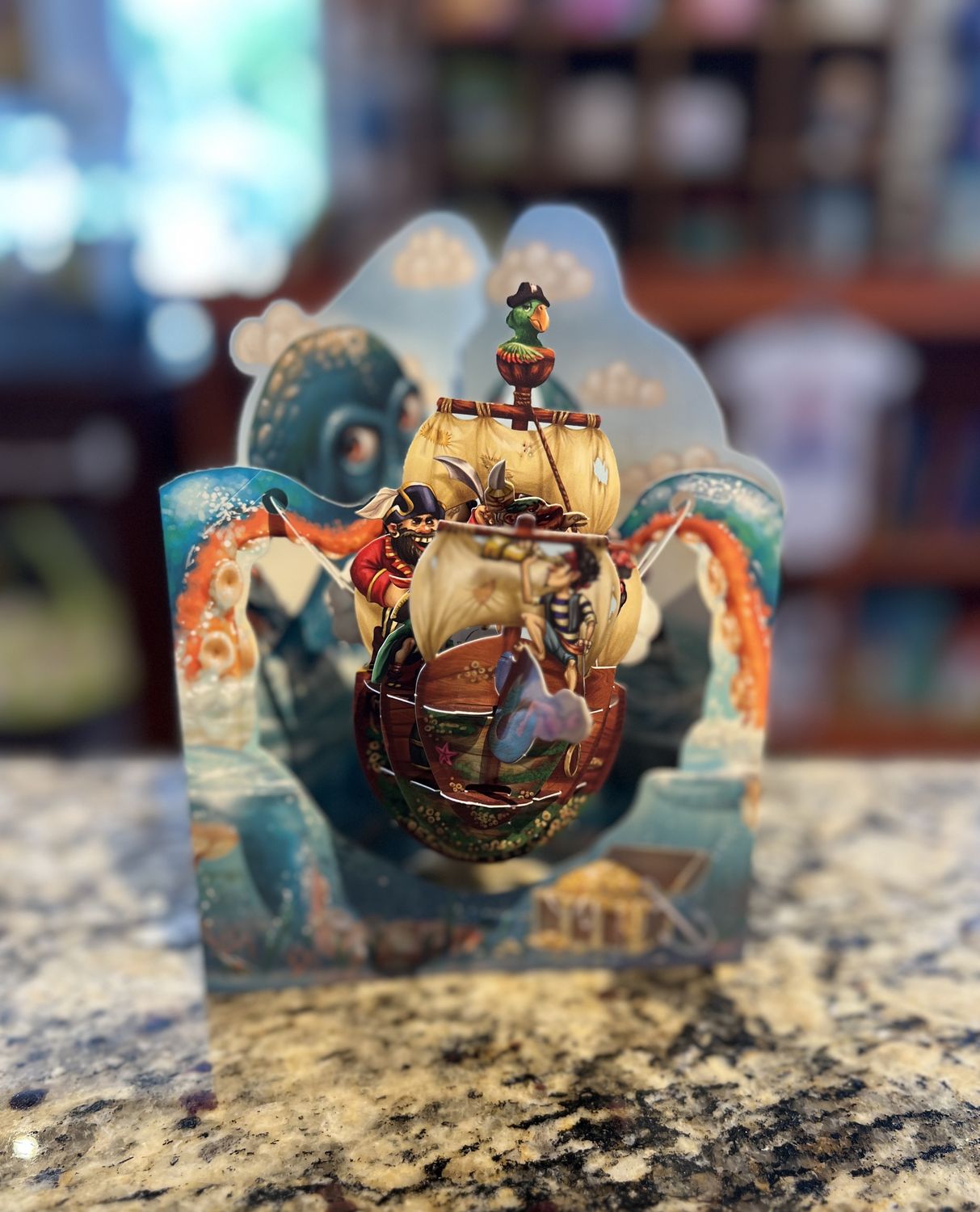 Santoro Swing Card - Pirate Ship