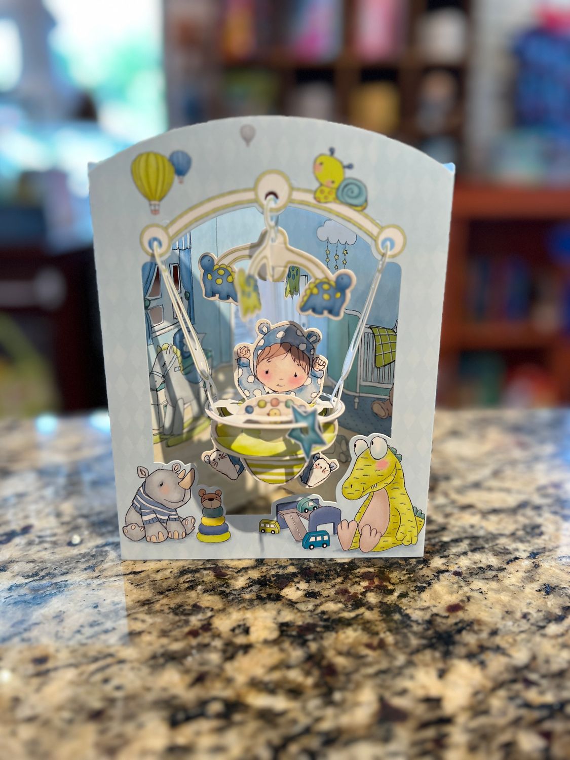 Santoro Swing Card - Baby Boy