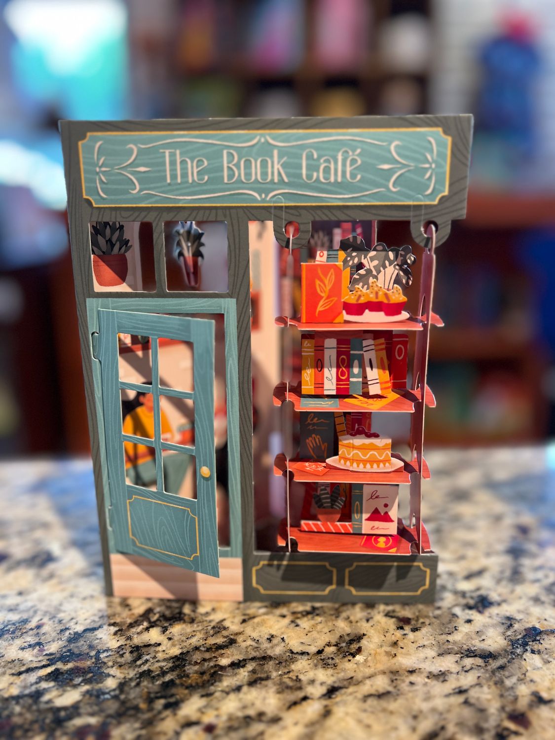 Santoro Swing Card - Book Cafe