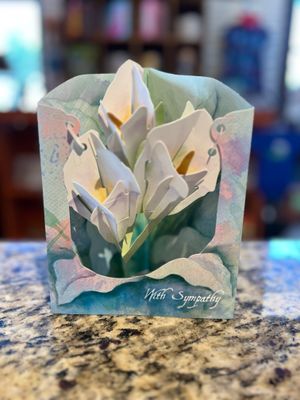Santoro Swing Card - Lilies