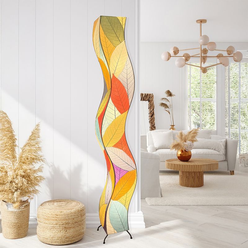 Wrapped Wave Giant Leaf Lamp