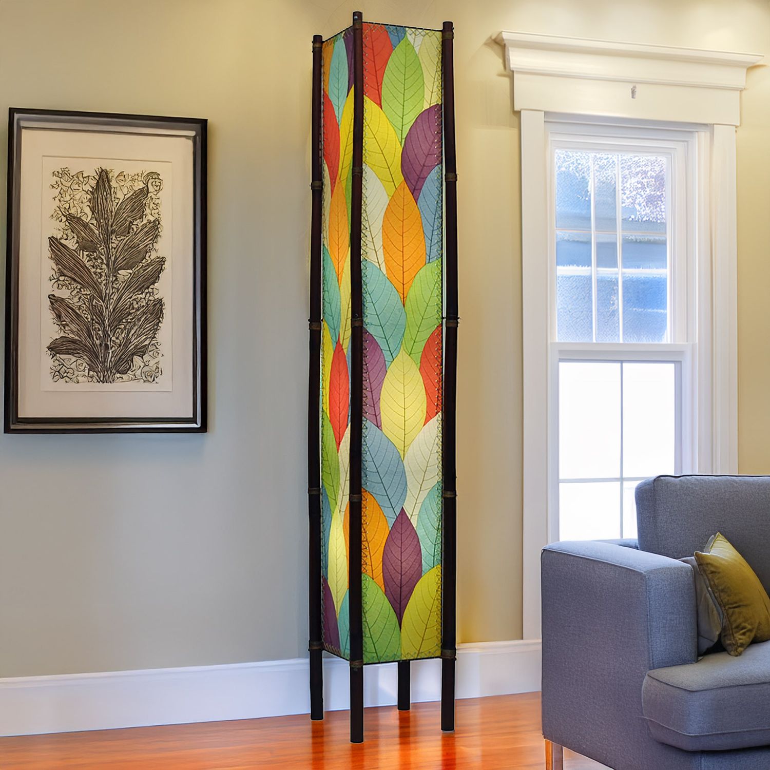 Fortune Giant Leaf Lamp, Eangee Colors: Multi