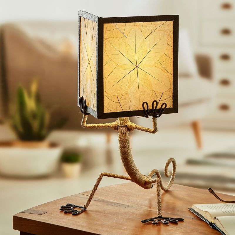 Enlightened Gecko Table Lamp