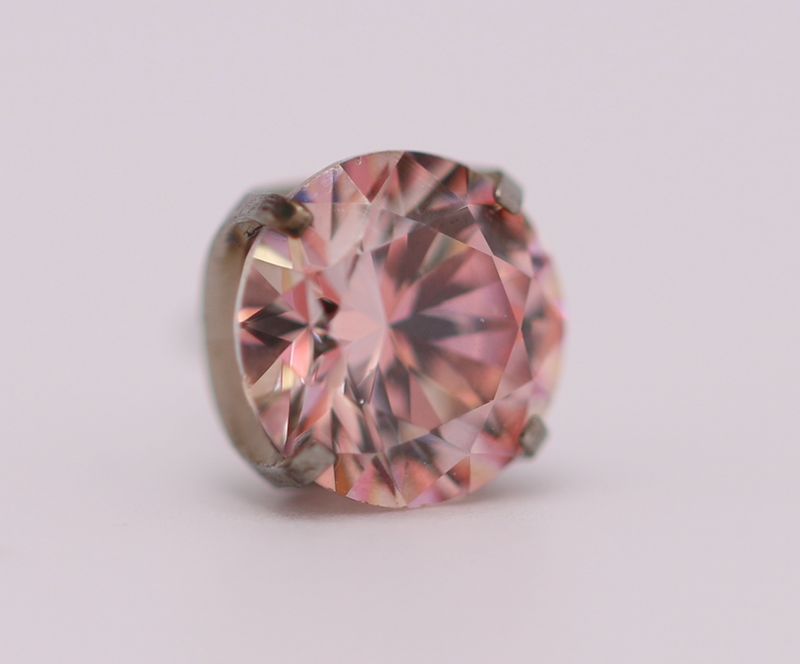 18g prong set threadless end 1.5mm morganite