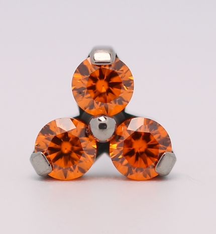 18g trinity prong 3x1.5mm orange