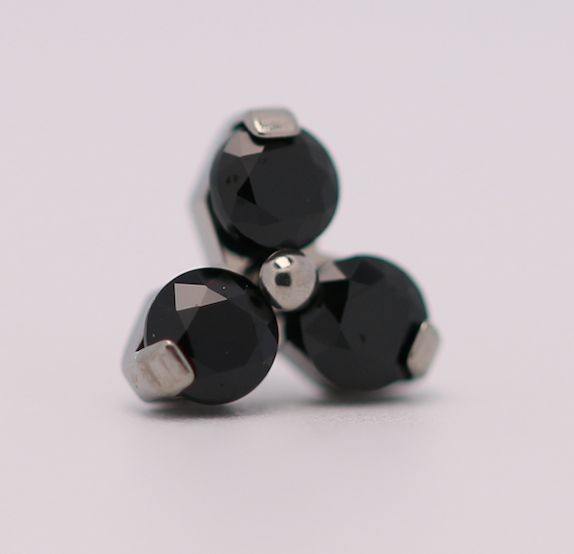 18g trinity prong 3x1.5mm black
