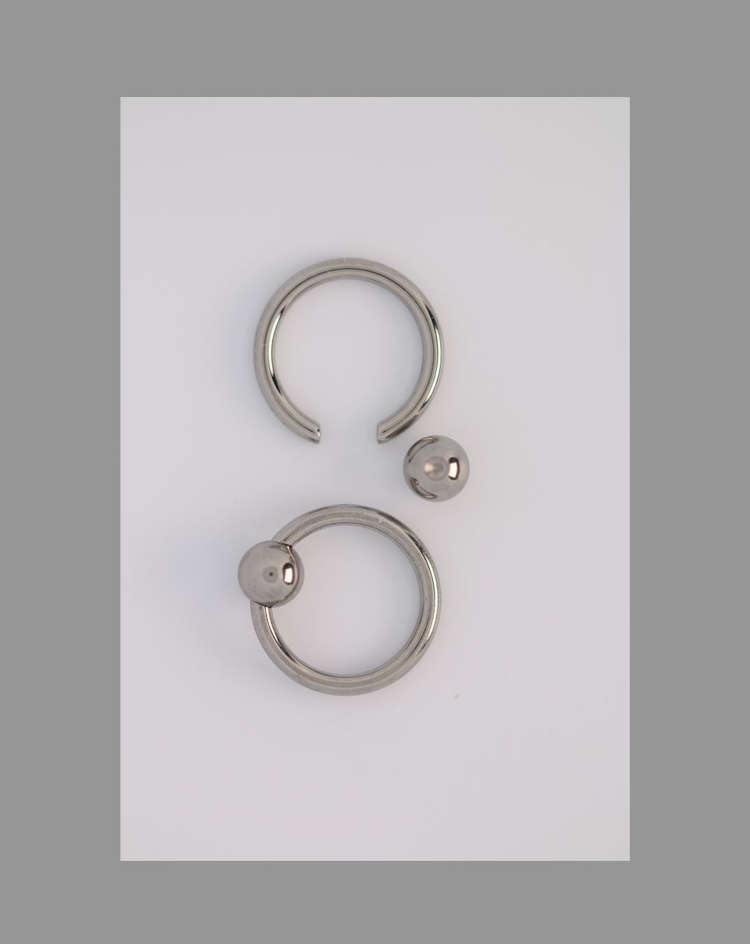 16g 1/2 captive bead ring