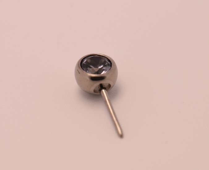 16g side gem ball 2.5mm ocean gray