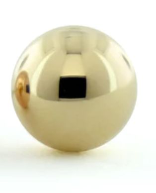 18g 2mm threadless ball end YAU