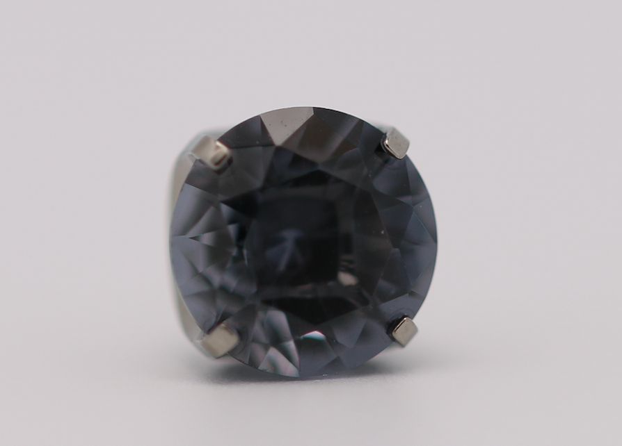 18g prong set threadless end 1.5mm ocean gray
