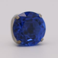 18g prong set threadless end 5mm sapphire
