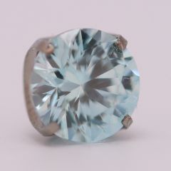 18g prong set threadless end 2mm frosty mint