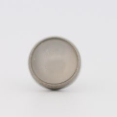 18g cabochon bezel set 3mm genuine moonstone