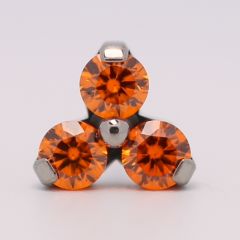 18g trinity prong 3x2mm orange